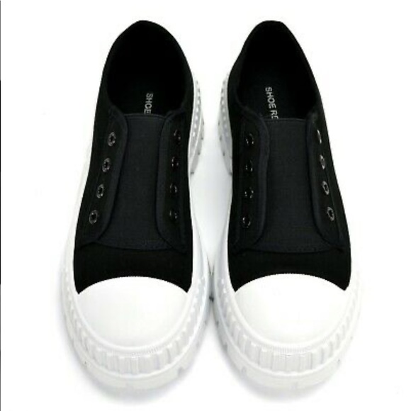 Black canvas chunky sneaker - Picture 8 of 8